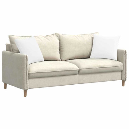 Cuscini da Divano 2 pcs Bianco 45 x 45 cm Tessuto | homemem39