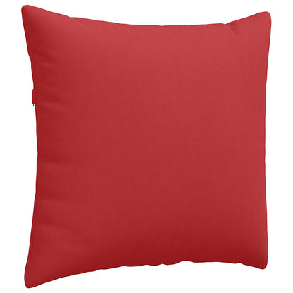 Cuscini da Divano 2 pcs Rosso 45 x 45 cm Tessuto | homemem39