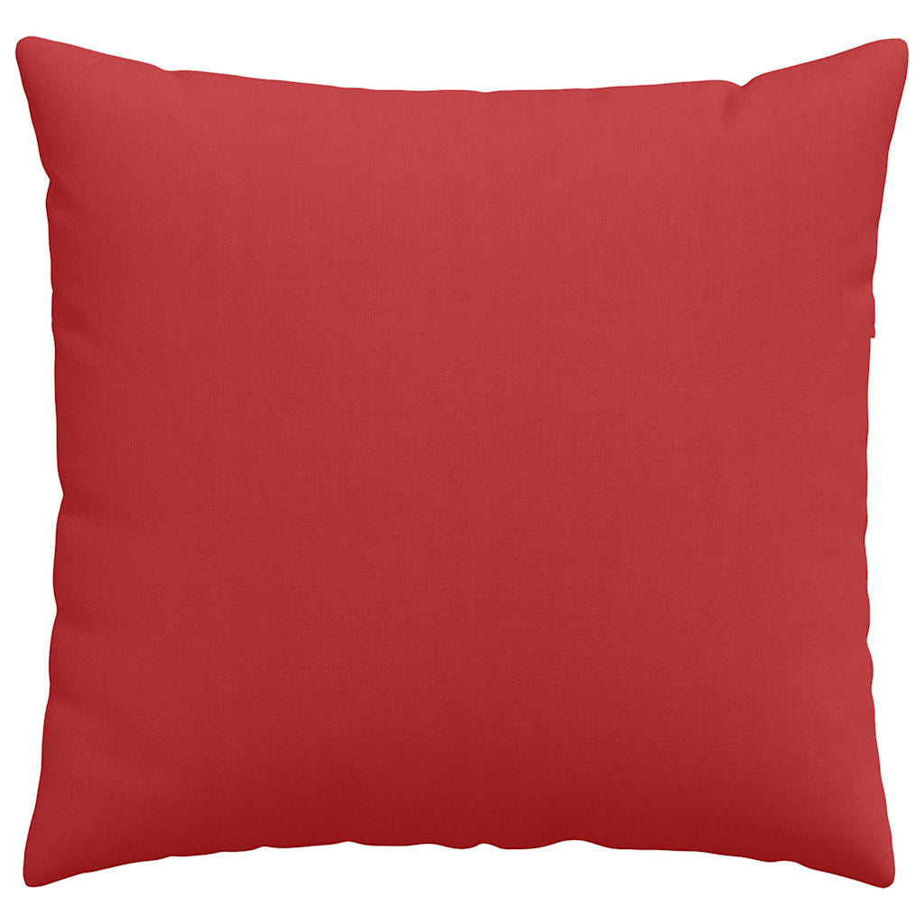 Cuscini da Divano 2 pcs Rosso 45 x 45 cm Tessuto | homemem39