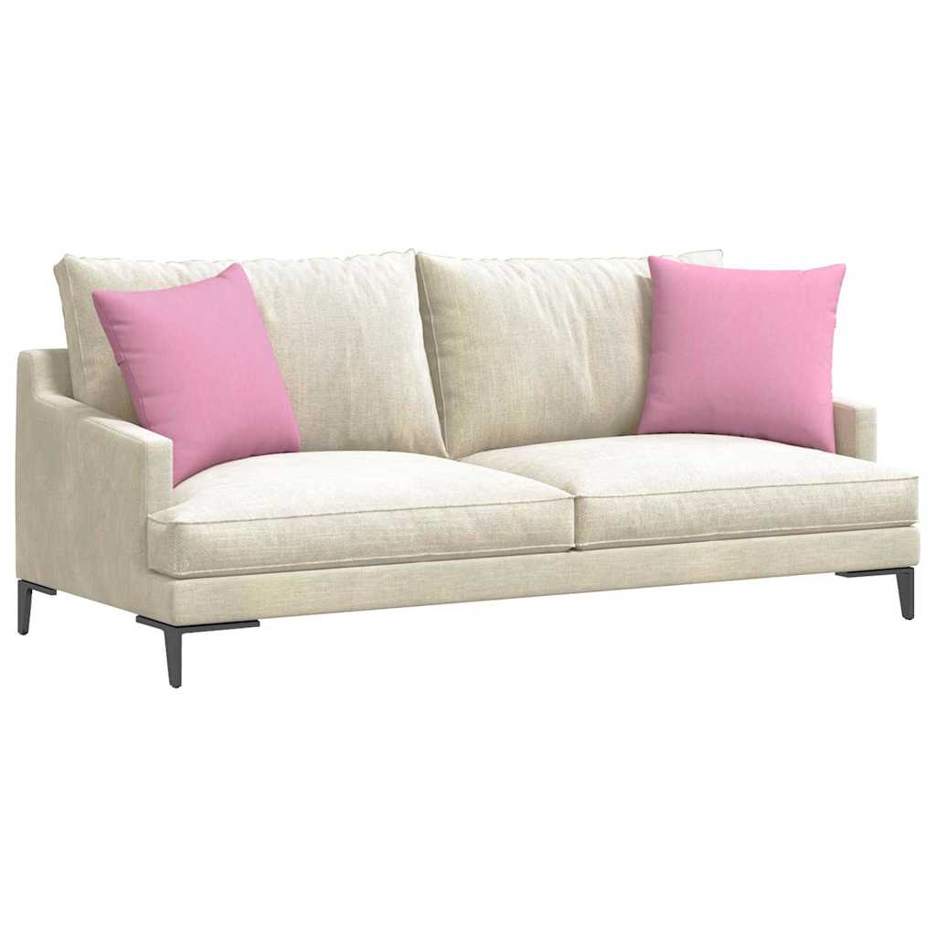Cuscini da Divano 2 pcs Rosa 45 x 45 cm Tessuto | homemem39