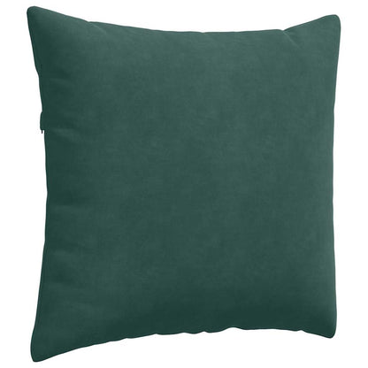 Cuscini da Divano 2 pcs Verde Scuro 45 x 45 cm Tessuto in Cords | homemem39