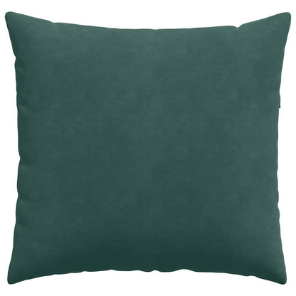 Cuscini da Divano 2 pcs Verde Scuro 45 x 45 cm Tessuto in Cords