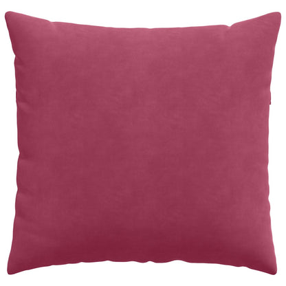 Cuscini da Divano 2 pcs Rosso Vino 45 x 45 cm Tessuto in Cords | homemem39