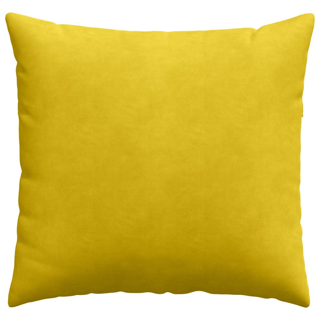 Cuscini da Divano 2 pcs Giallo 45 x 45 cm Tessuto in Cords | homemem39