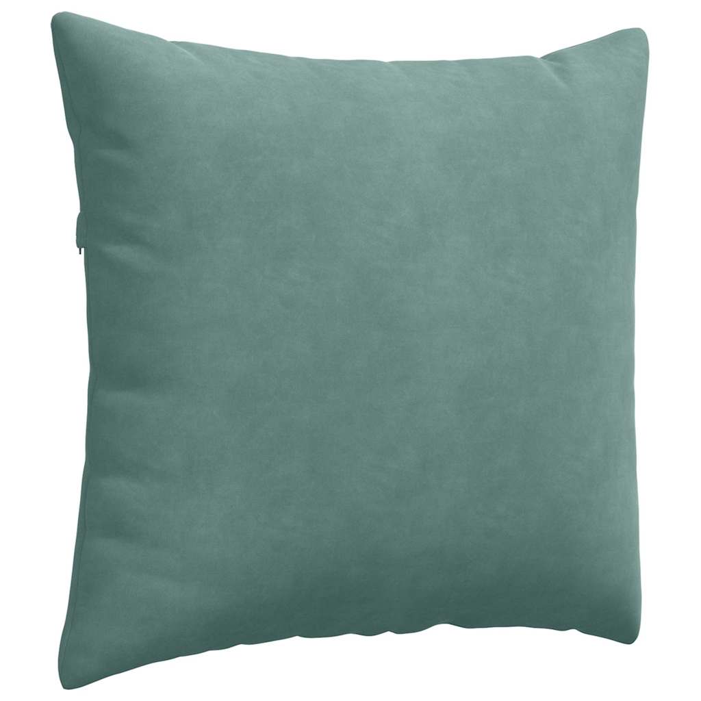 Cuscini da Divano 2 pcs Verde Mare 45 x 45 cm Tessuto in Cords | homemem39