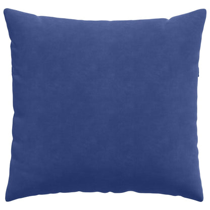 Cuscini da Divano 2 pcs Blu Polizia 45 x 45 cm Tessuto in Cords | homemem39