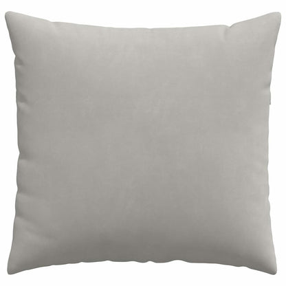 Cuscini da Divano 2 pcs Grigio chiaro 45 x 45 cm Tessuto