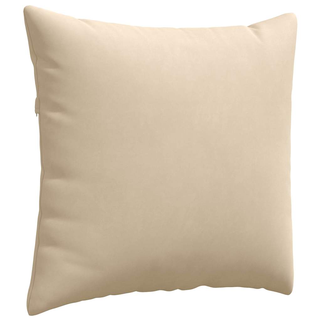 Cuscini da Divano 2 pcs Crema 45 x 45 cm Tessuto | homemem39