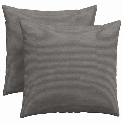 Cuscini da Divano 2 pcs Grigio chiaro 45 x 45 cm | homemem39
