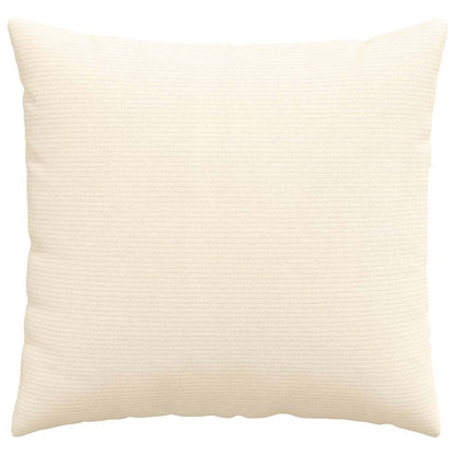 Cuscini da Divano 2 pcs Crema 45 x 45 cm Tessuto in Cords