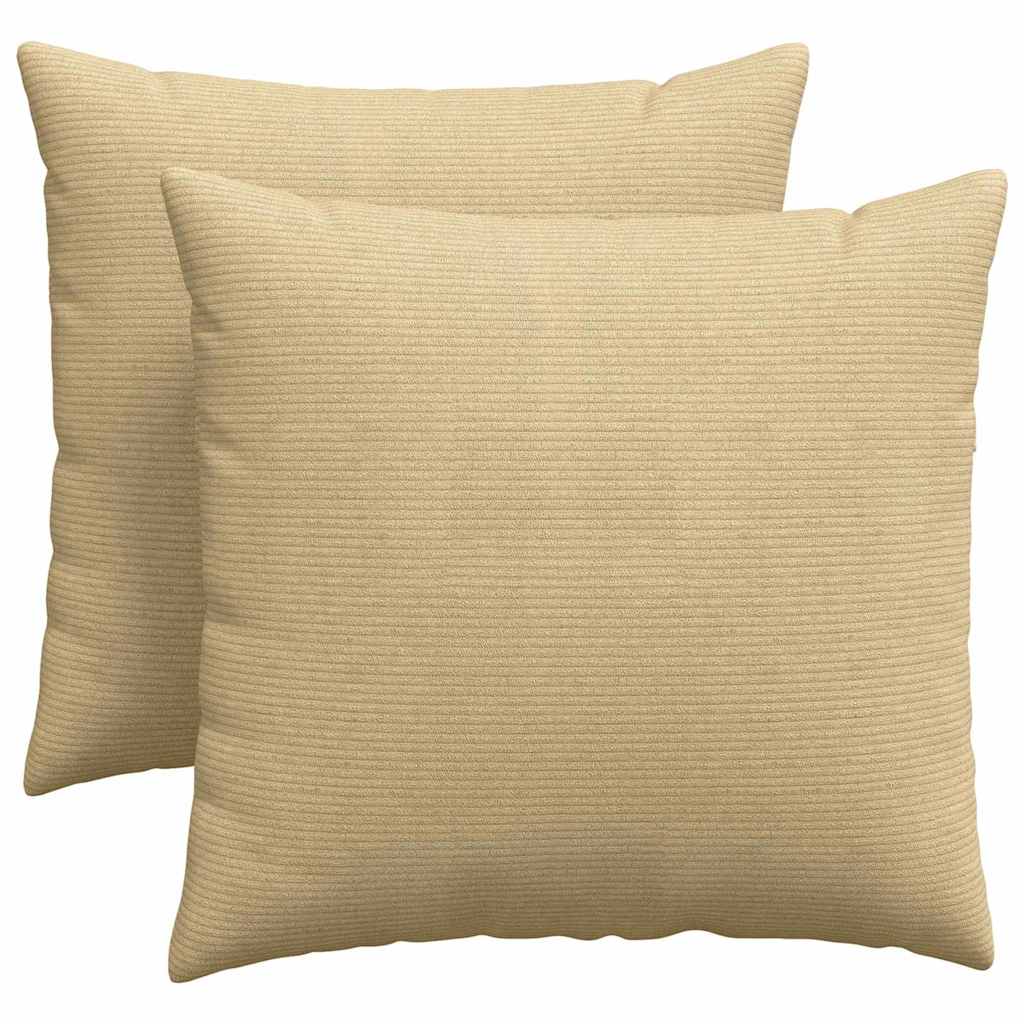 Cuscini da Divano 2 pcs Grigio Verde 45 x 45 cm | homemem39