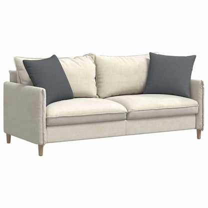 Cuscini da Divano 2 pcs Grigio scuro 50 x 50 cm Tessuto | homemem39