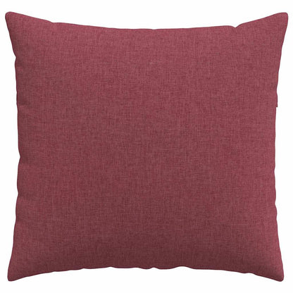 Cuscini da Divano 2 pcs Rosso Vino 50 x 50 cm Tessuto | homemem39