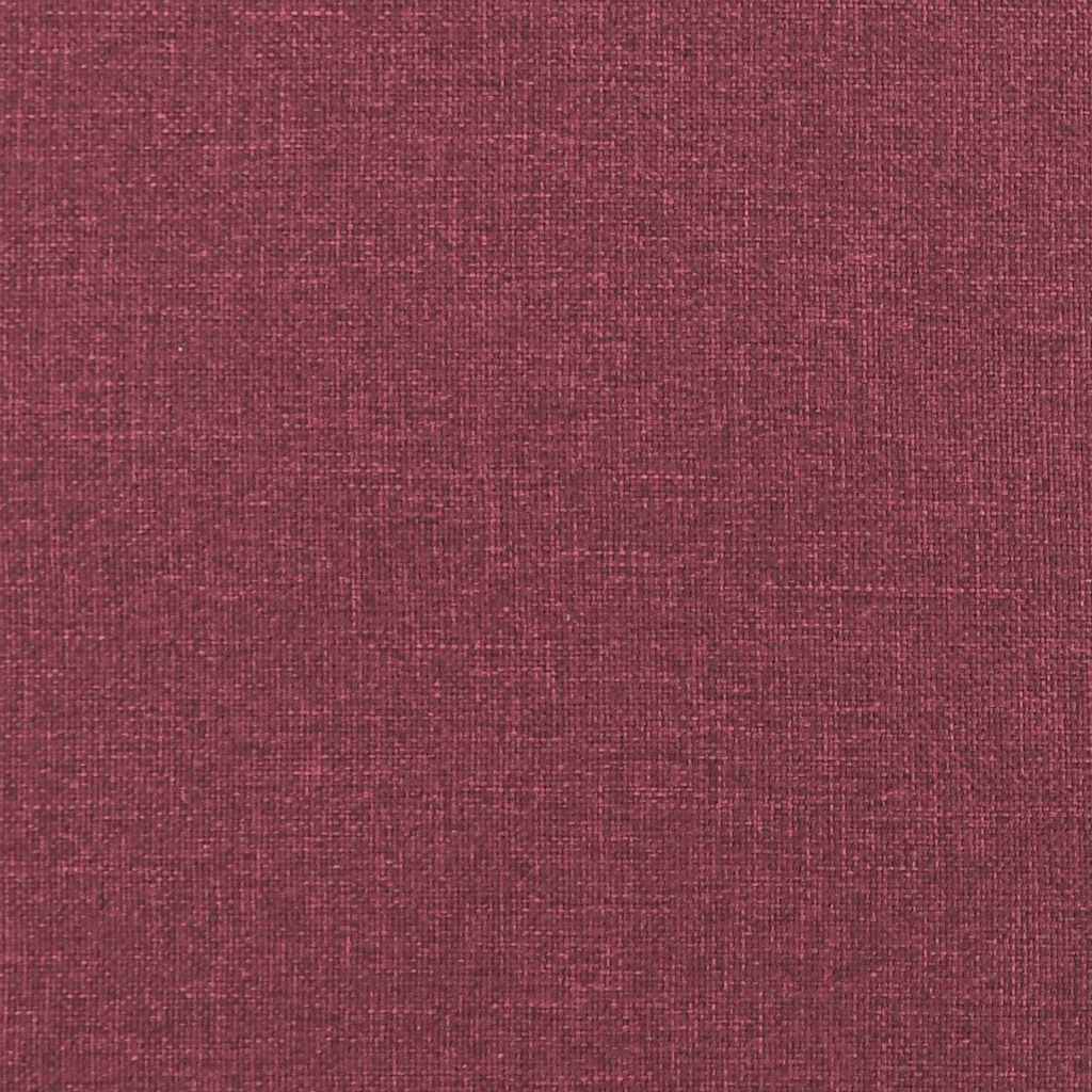 Cuscini da Divano 2 pcs Rosso Vino 50 x 50 cm Tessuto | homemem39