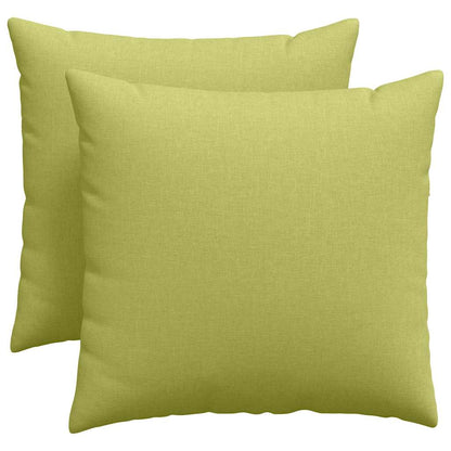 Cuscini da Divano 2 pcs Verde chiaro 50 x 50 cm Tessuto | homemem39