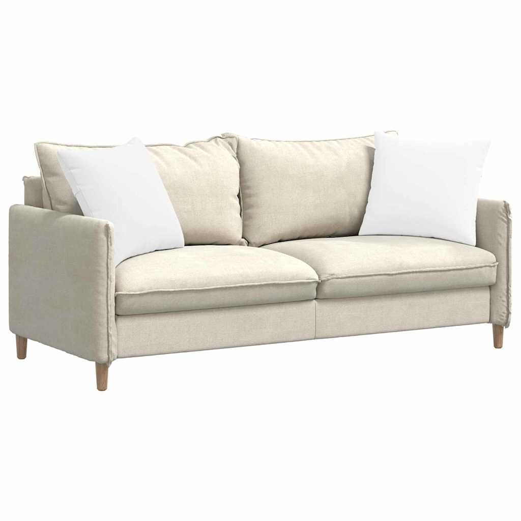 Cuscini da Divano 2 pcs Bianco 50 x 50 cm Tessuto | homemem39