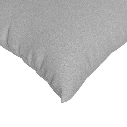 Cuscini da Divano 2 pcs Grigio Nuvola 50 x 50 cm Tessuto | homemem39