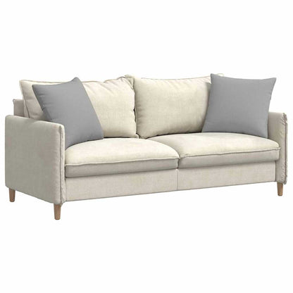 Cuscini da Divano 2 pcs Grigio Nuvola 50 x 50 cm Tessuto