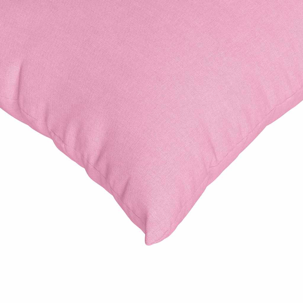 Cuscini da Divano 2 pcs Rosa 50 x 50 cm Tessuto | homemem39