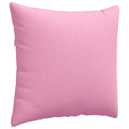 Cuscini da Divano 2 pcs Rosa 50 x 50 cm Tessuto | homemem39