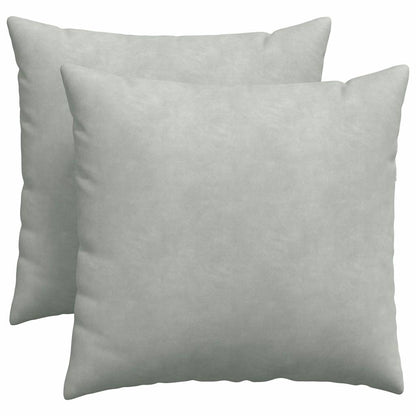 Cuscini da Divano 2 pcs Grigio chiaro 50 x 50 cm | homemem39