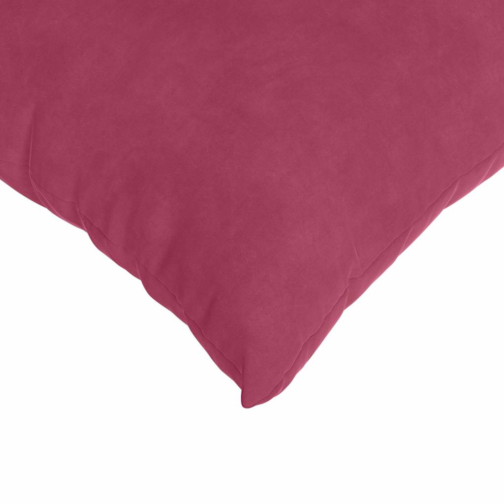 Cuscini da Divano 2 pcs Rosso Vino 50 x 50 cm Tessuto in Cords | homemem39