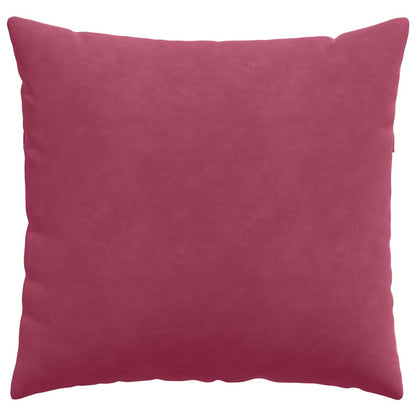 Cuscini da Divano 2 pcs Rosso Vino 50 x 50 cm Tessuto in Cords