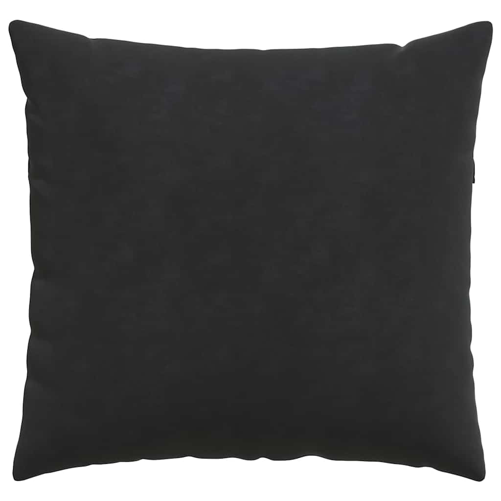 Cuscini da Divano 2 pcs Nero 50 x 50 cm Tessuto in Cords | homemem39