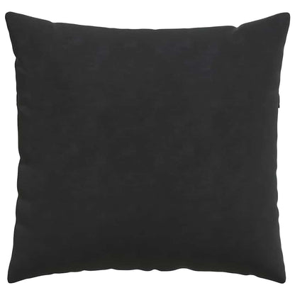 Cuscini da Divano 2 pcs Nero 50 x 50 cm Tessuto in Cords | homemem39