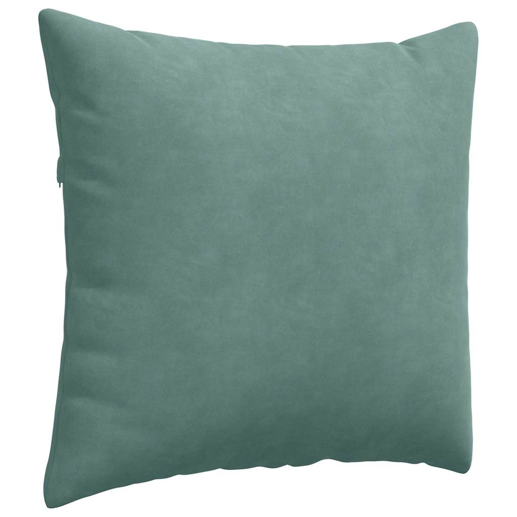Cuscini da Divano 2 pcs Verde Mare 50 x 50 cm Tessuto in Cords | homemem39