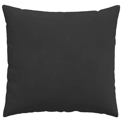 Cuscini da Divano 2 pcs Nero 50 x 50 cm Tessuto | homemem39