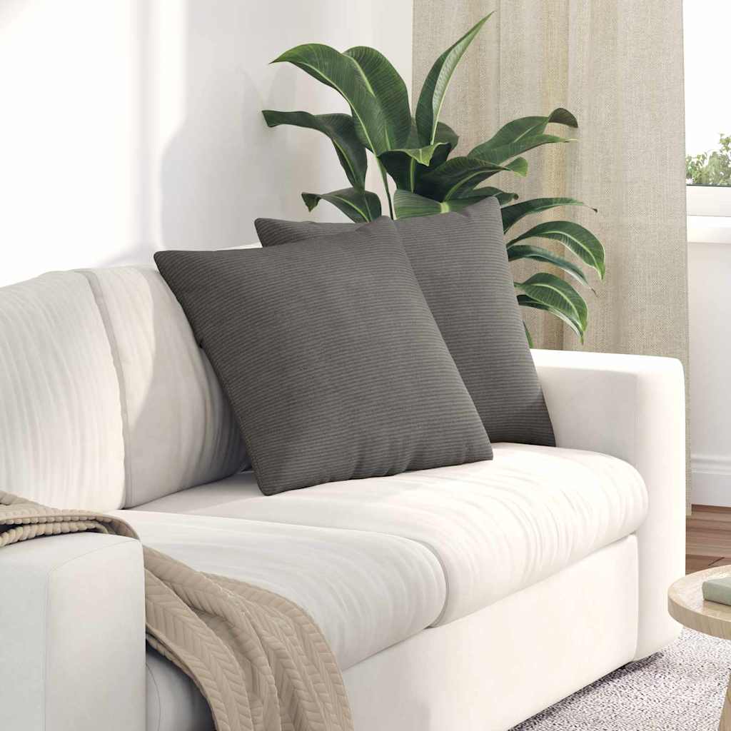 Cuscini da Divano 2 pcs Grigio chiaro 50 x 50 cm