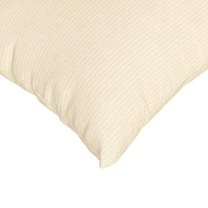 Cuscini da Divano 2 pcs Crema 50 x 50 cm Tessuto in Cords | homemem39
