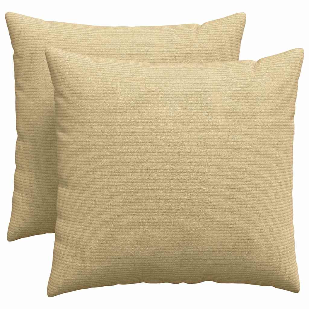 Cuscini da Divano 2 pcs Grigio Verde 50 x 50 cm