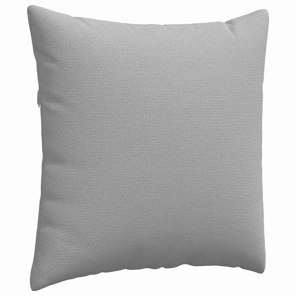 Cuscini da Divano 2 pcs Grigio Nuvola 60 x 60 cm Tessuto | homemem39