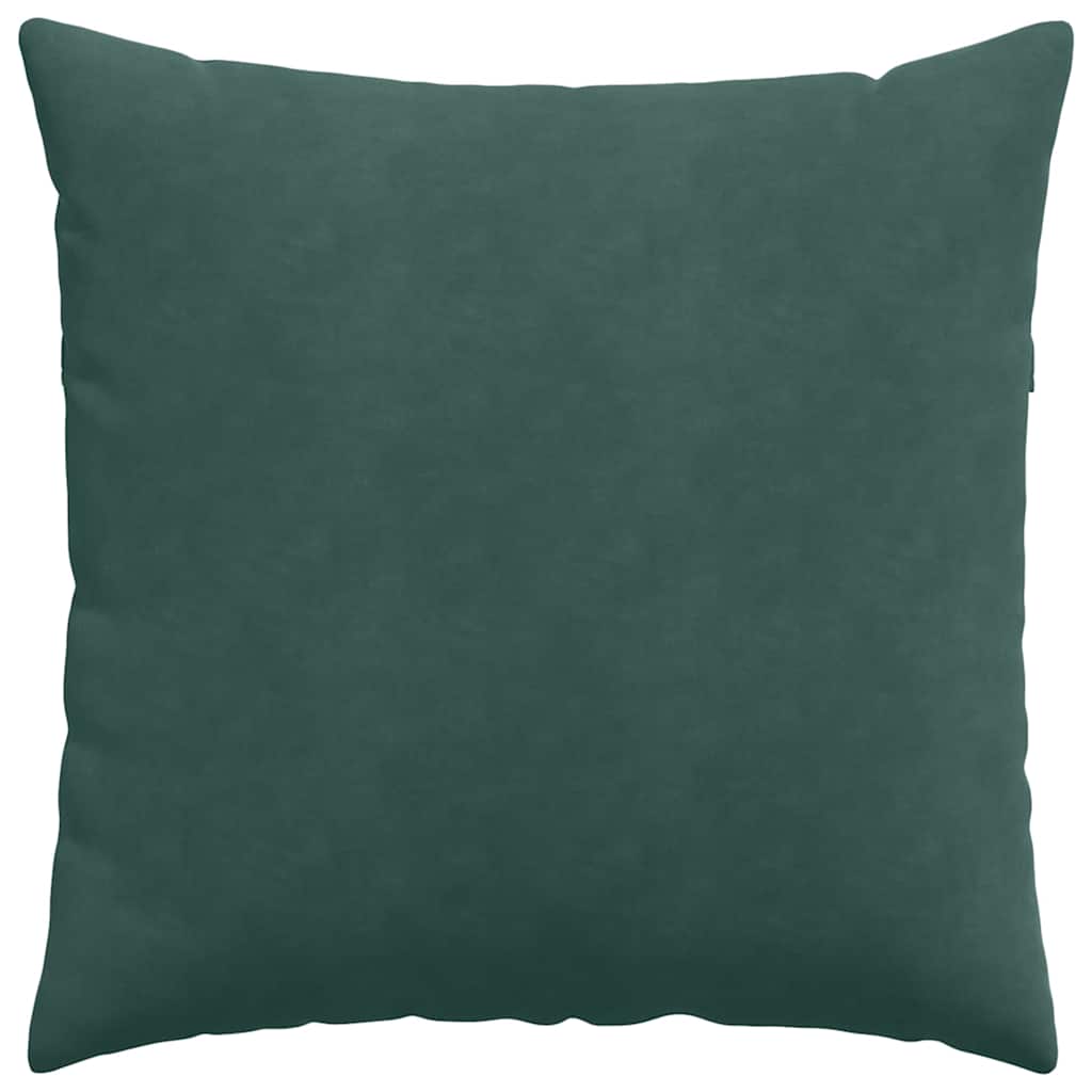 Cuscini da Divano 2 pcs Verde Scuro 60 x 60 cm Tessuto in Cords | homemem39