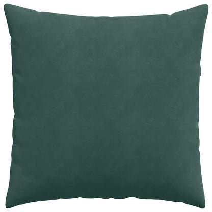 Cuscini da Divano 2 pcs Verde Scuro 60 x 60 cm Tessuto in Cords | homemem39