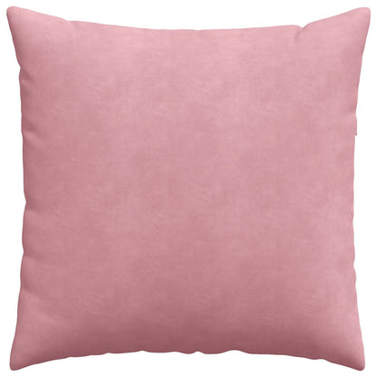 Cuscini da Divano 2 pcs Rosa 60 x 60 cm Tessuto in Cords | homemem39