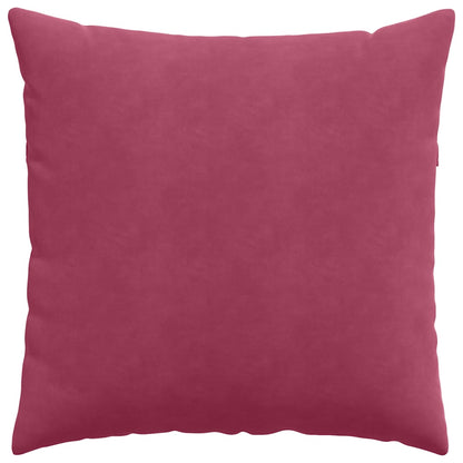 Cuscini da Divano 2 pcs Rosso Vino 60 x 60 cm Tessuto in Cords | homemem39