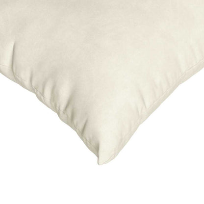 Cuscini da Divano 2 pcs Crema 60 x 60 cm Tessuto in Cords | homemem39