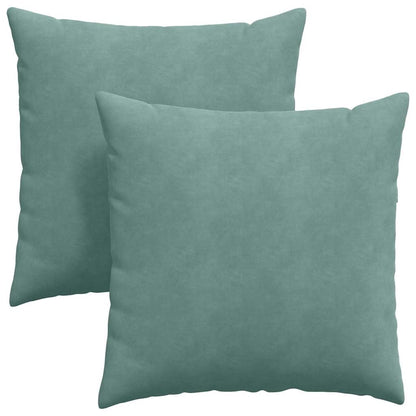 Cuscini da Divano 2 pcs Verde Mare 60 x 60 cm Tessuto in Cords | homemem39