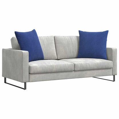 Cuscini da Divano 2 pcs Blu Polizia 60 x 60 cm Tessuto in Cords | homemem39