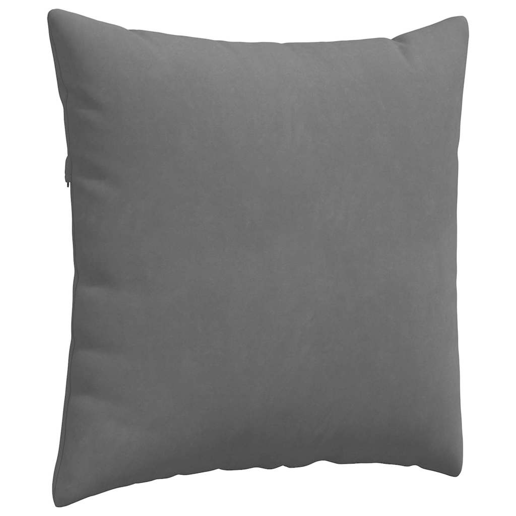 Cuscini da Divano 2 pcs Grigio scuro 60 x 60 cm Tessuto | homemem39