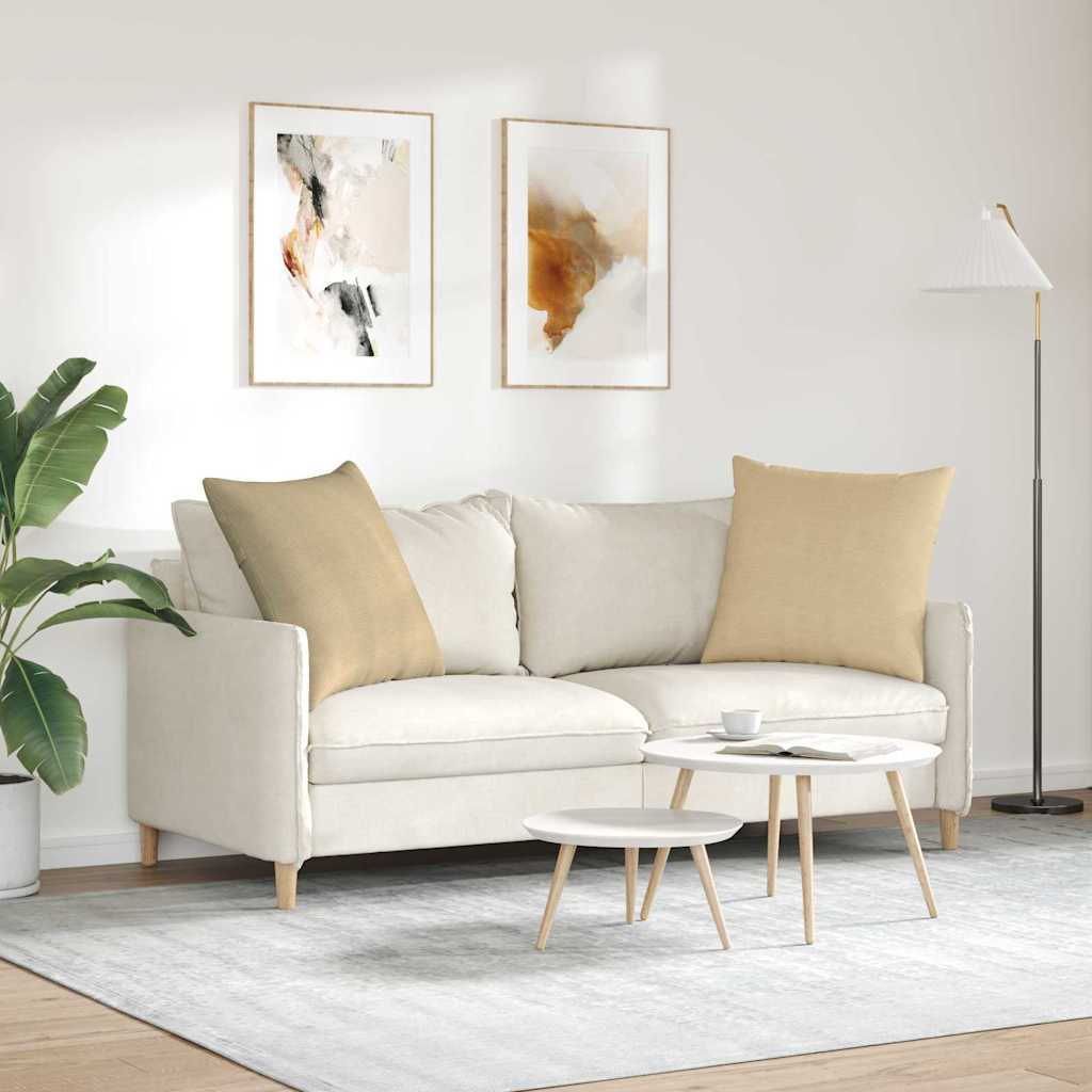 Cuscini da Divano 2 pcs Grigio Verde 60 x 60 cm | homemem39