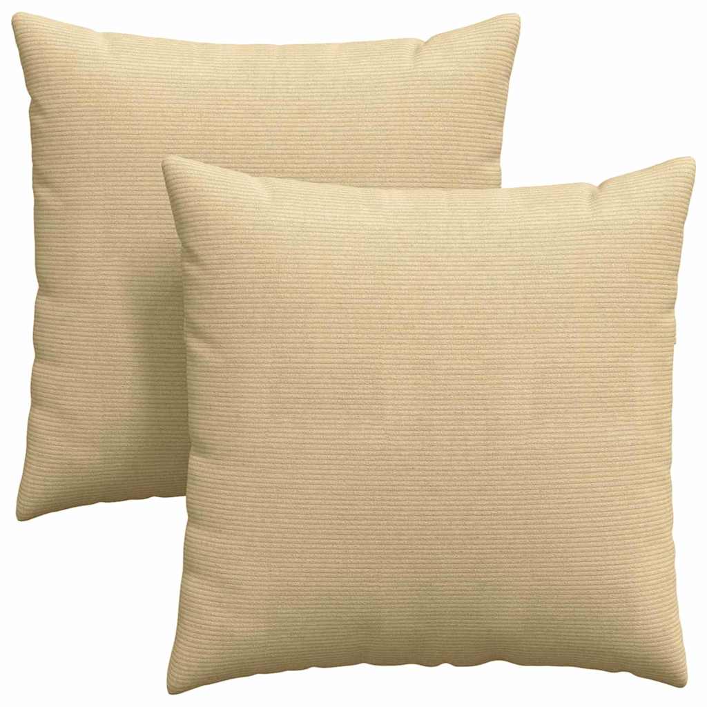 Cuscini da Divano 2 pcs Grigio Verde 60 x 60 cm | homemem39