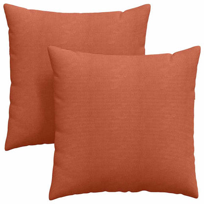 Cuscini da Divano 2 pcs Rosso Arancio 60 x 60 cm | homemem39