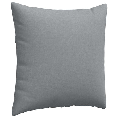 Cuscini da Divano 2 pcs Grigio chiaro 80 x 80 cm Tessuto