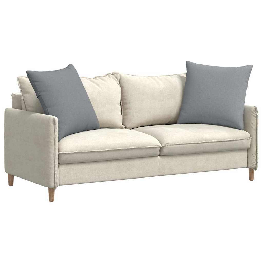 Cuscini da Divano 2 pcs Grigio chiaro 80 x 80 cm Tessuto | homemem39