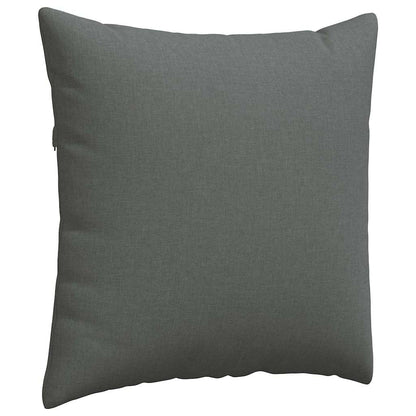 Cuscini da Divano 2 pcs Grigio scuro 80 x 80 cm Tessuto | homemem39