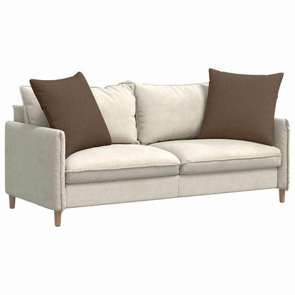 Cuscini da Divano 2 pcs Marrone 80 x 80 cm Tessuto | homemem39